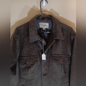 Corridor Men's Brown Wool Jacket